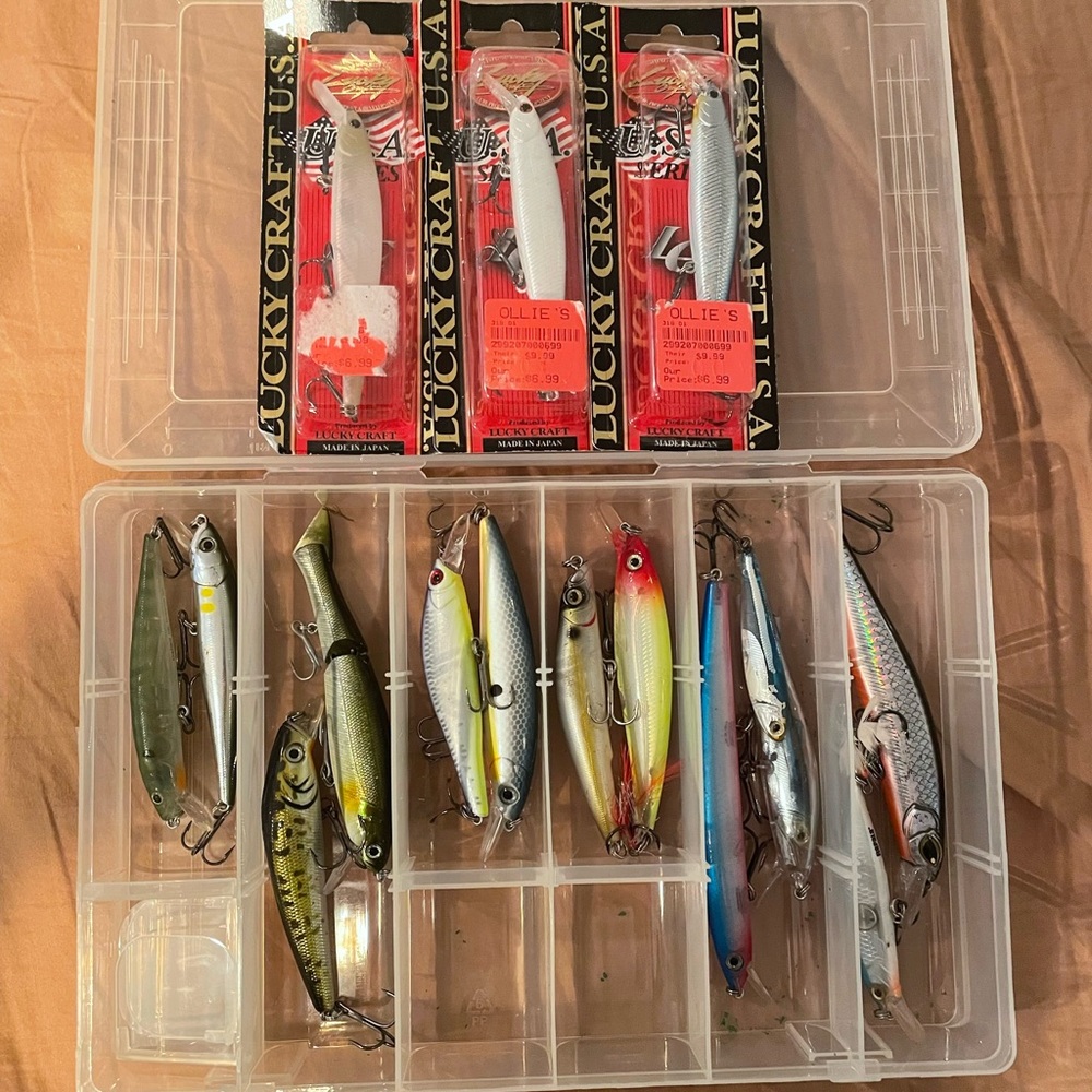 Jerkbait Fishing lure Lot (15)